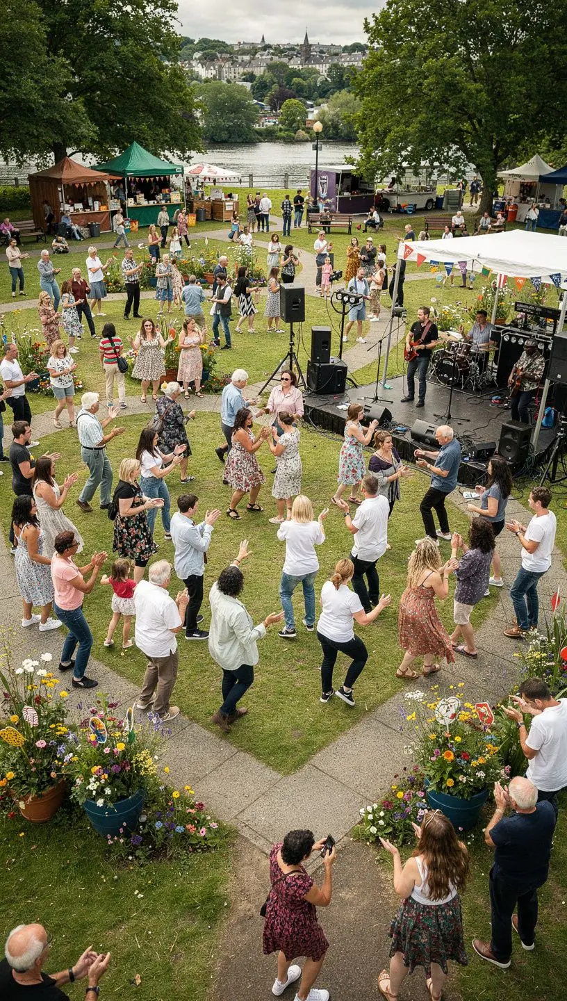 Technology transforming offline dance events and networking.